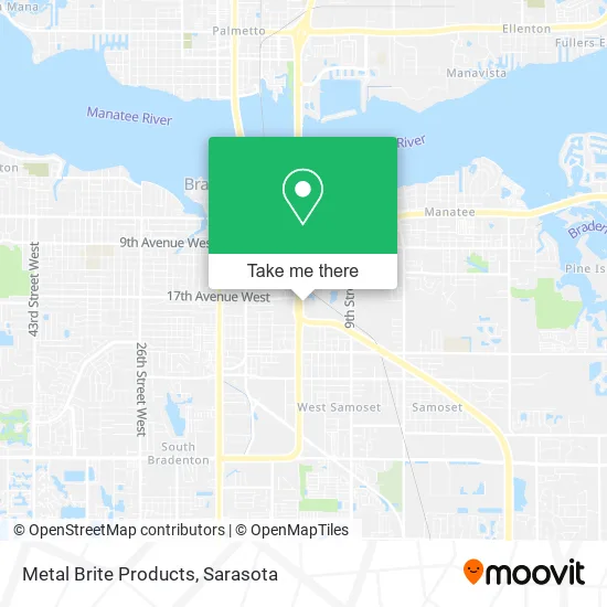 Metal Brite Products map