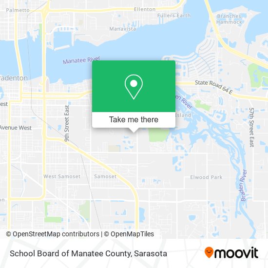 Mapa de School Board of Manatee County