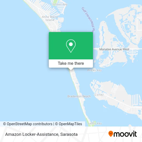 Amazon Locker-Assistance map