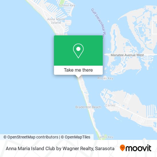 Mapa de Anna Maria Island Club by Wagner Realty