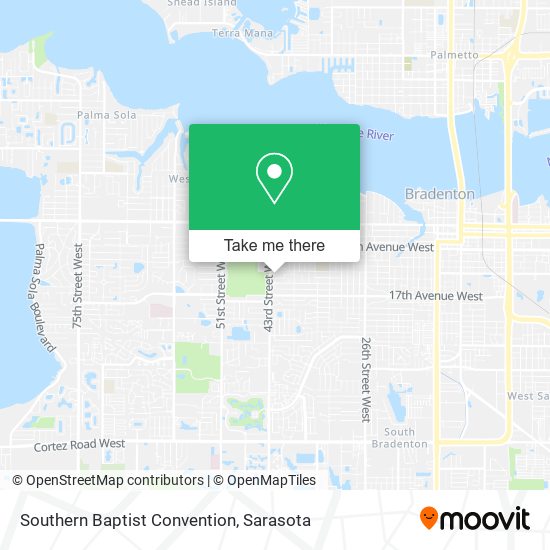 Southern Baptist Convention map