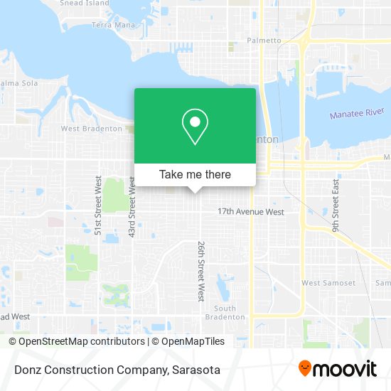 Mapa de Donz Construction Company