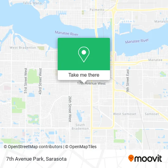 7th Avenue Park map
