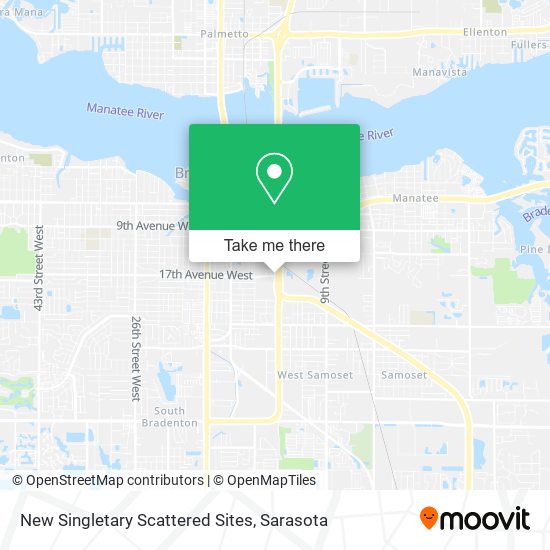 Mapa de New Singletary Scattered Sites