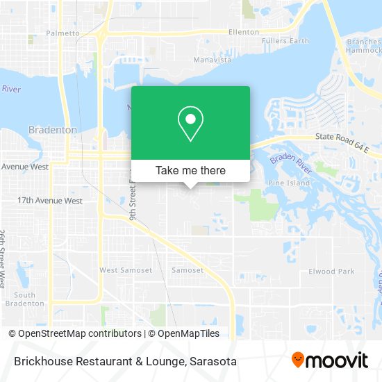 Mapa de Brickhouse Restaurant & Lounge