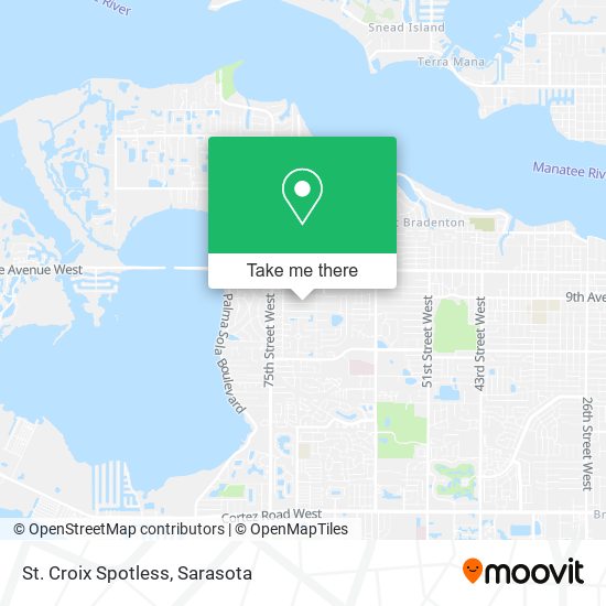 St. Croix Spotless map