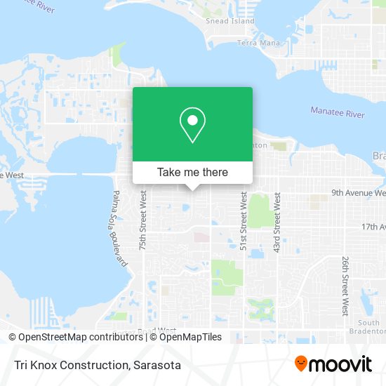 Tri Knox Construction map