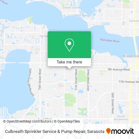 Mapa de Culbreath Sprinkler Service & Pump Repair