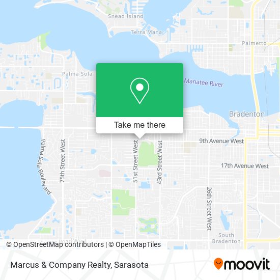 Marcus & Company Realty map