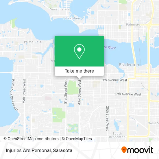 Injuries Are Personal map