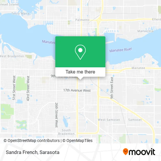 Sandra French map
