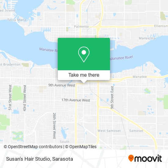 Mapa de Susan's Hair Studio