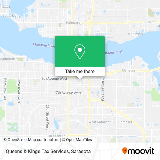Queens & Kings Tax Services map