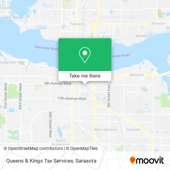 Queens & Kings Tax Services map