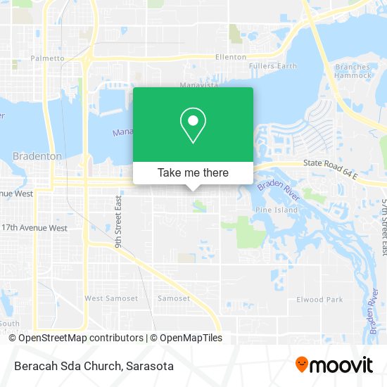 Mapa de Beracah Sda Church