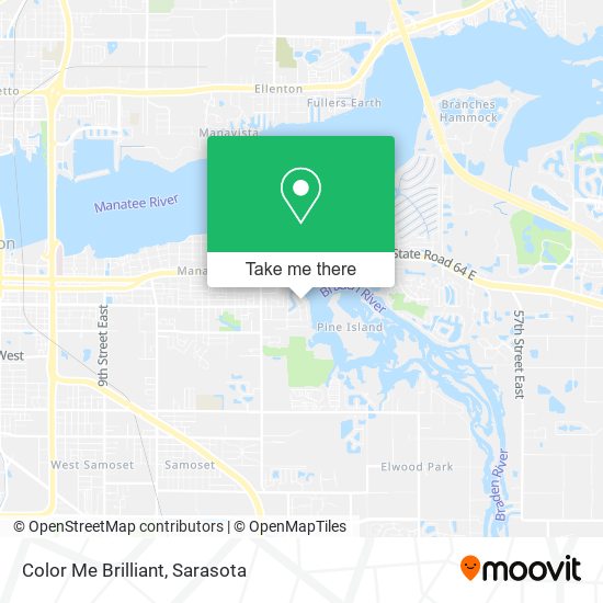 Color Me Brilliant map