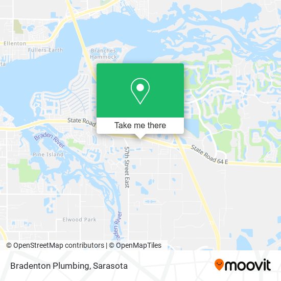 Bradenton Plumbing map