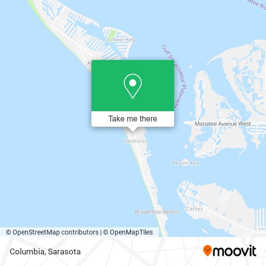 Mapa de Columbia