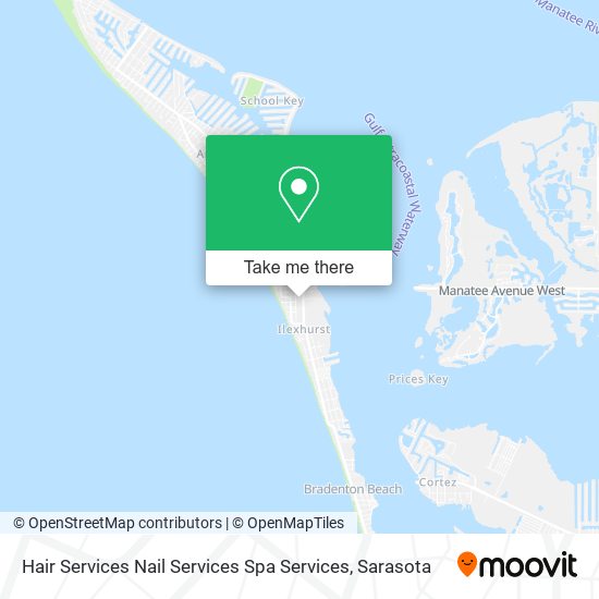Hair Services Nail Services Spa Services map
