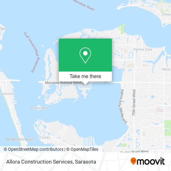 Allora Construction Services map