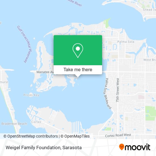 Weigel Family Foundation map