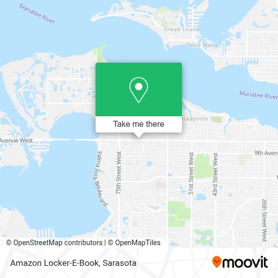 Amazon Locker-E-Book map