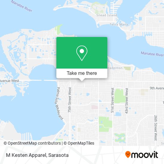 Mapa de M Kesten Apparel