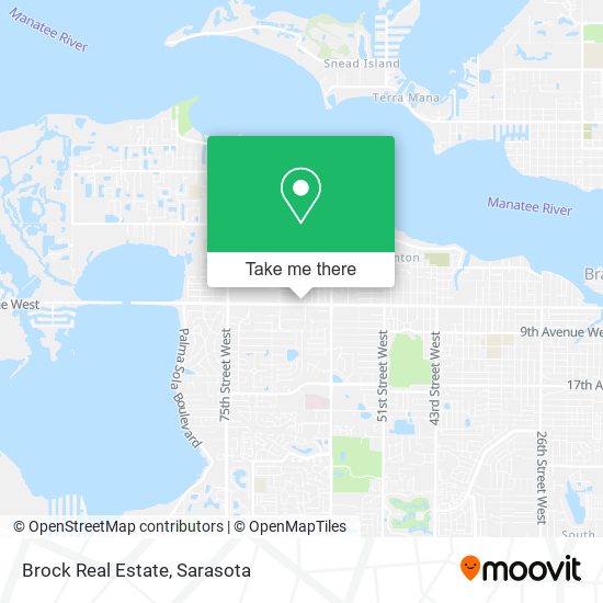 Brock Real Estate map