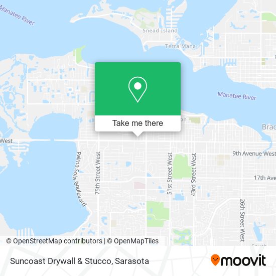 Suncoast Drywall & Stucco map