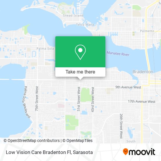 Low Vision Care Bradenton Fl map