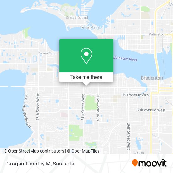 Mapa de Grogan Timothy M