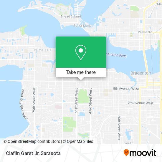 Mapa de Claflin Garst Jr
