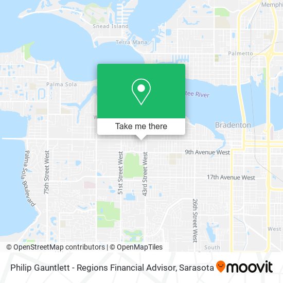 Philip Gauntlett - Regions Financial Advisor map