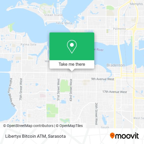 Libertyx Bitcoin ATM map