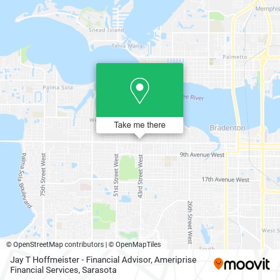 Jay T Hoffmeister - Financial Advisor, Ameriprise Financial Services map