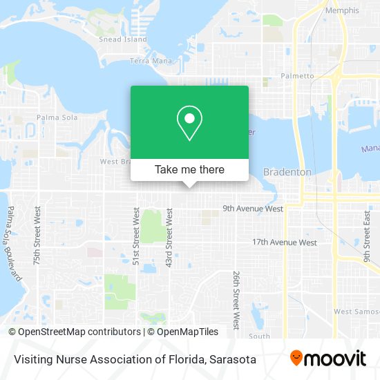 Mapa de Visiting Nurse Association of Florida