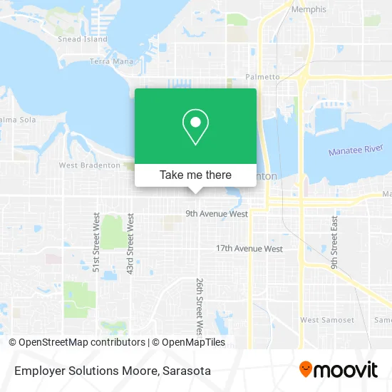 Employer Solutions Moore map