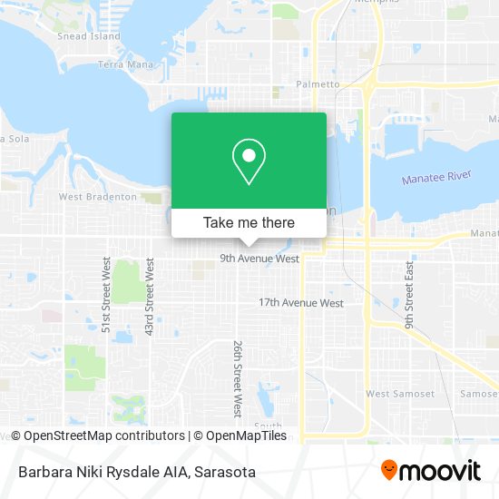 Barbara Niki Rysdale AIA map