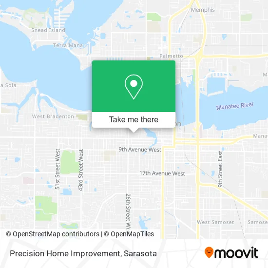 Precision Home Improvement map