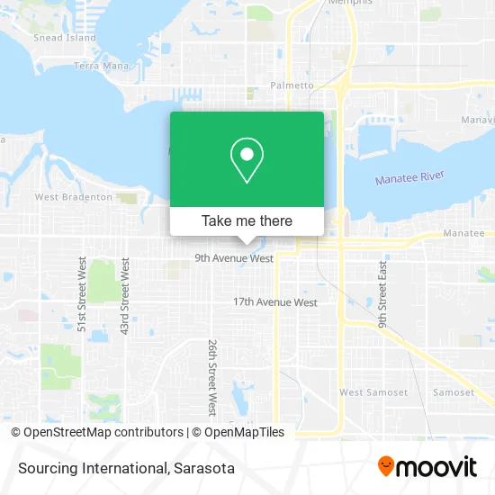 Sourcing International map