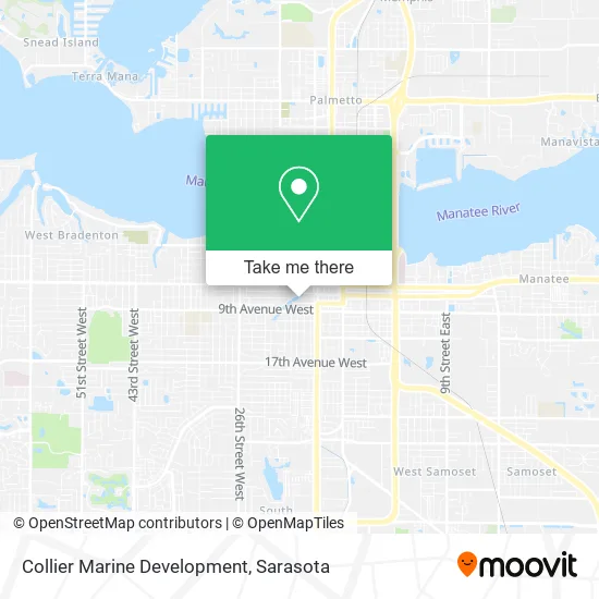 Collier Marine Development map