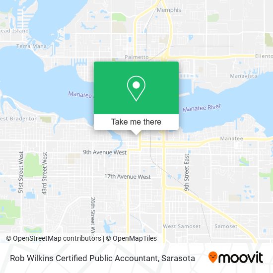 Rob Wilkins Certified Public Accountant map