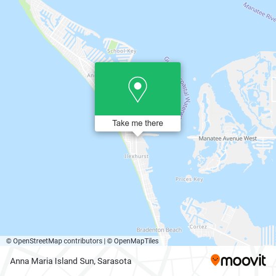 Anna Maria Island Sun map