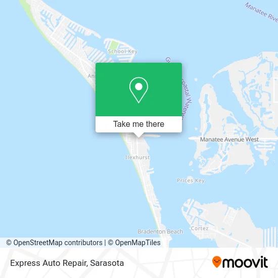 Express Auto Repair map