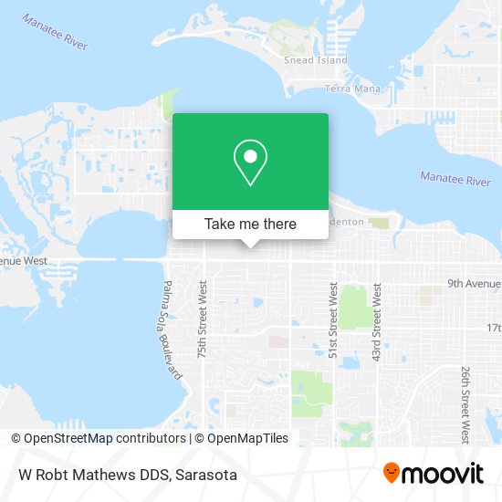 W Robt Mathews DDS map