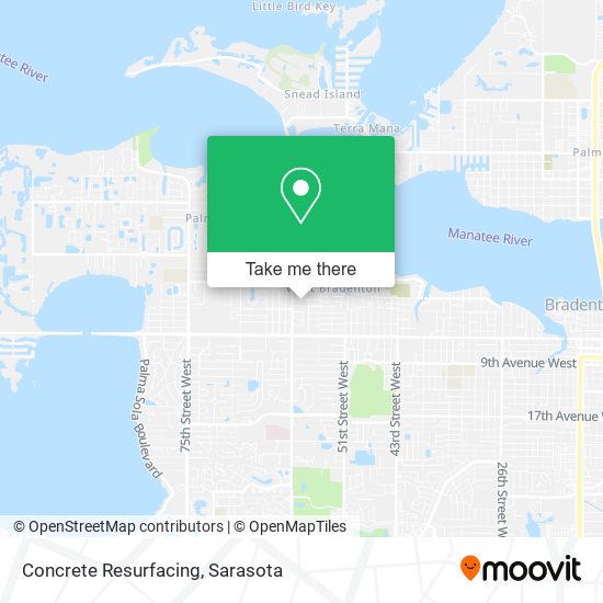 Concrete Resurfacing map