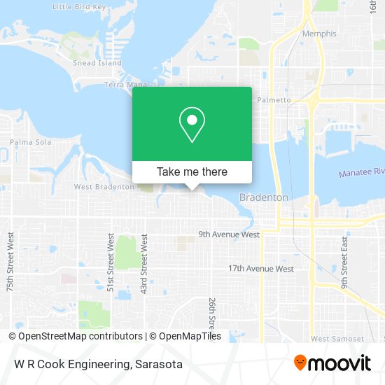 W R Cook Engineering map