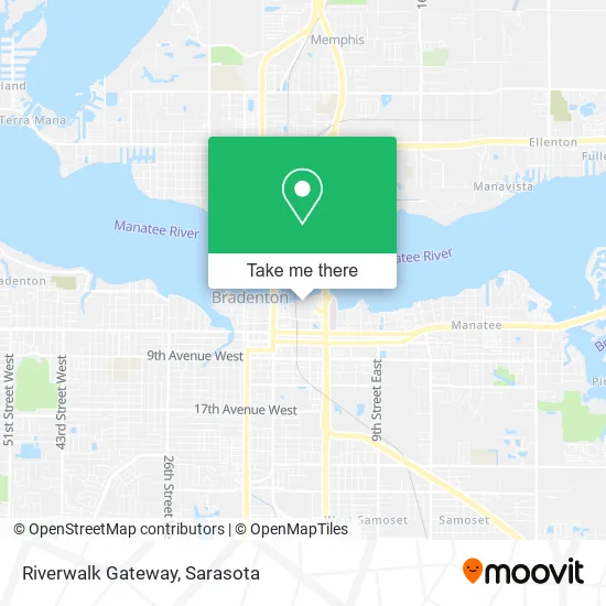 Riverwalk Gateway map
