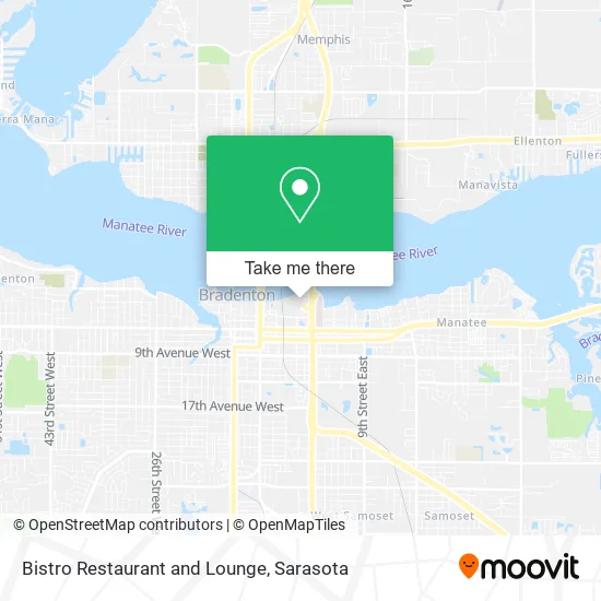 Bistro Restaurant and Lounge map