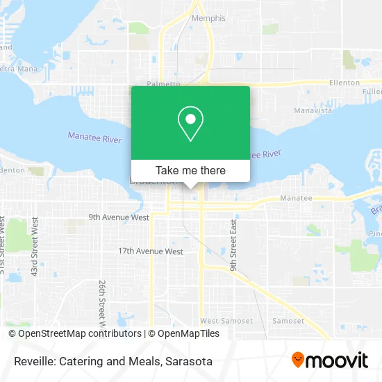 Mapa de Reveille: Catering and Meals